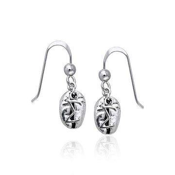 Coffee Bean Earrings TE624 - Jewelry